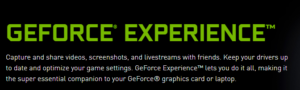 Nvidia Geforce Experience