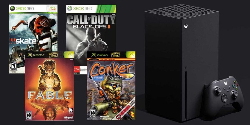 Games supported by Xbox x