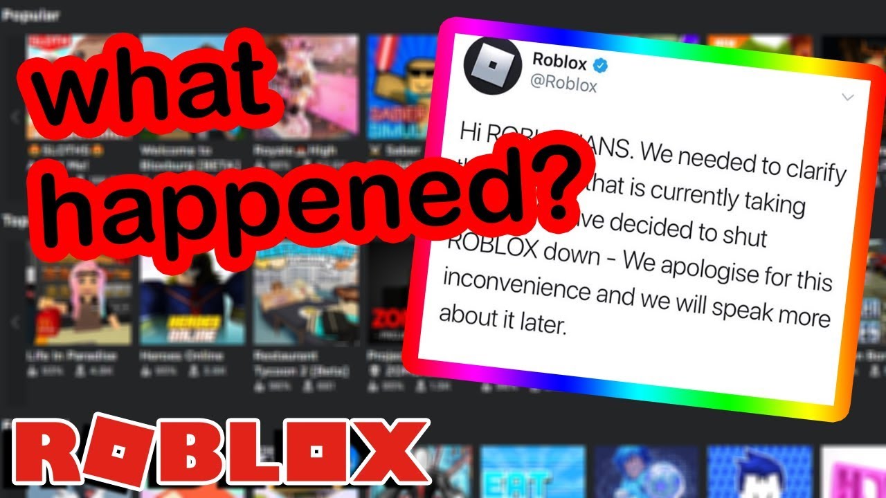 Why Did the Roblox Went Down